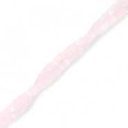 Top Facet kralen Cube 2x2mm Delicate pink-pearl shine coating